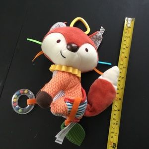 Skip Hop Fox Baby Rattle Activity Plush  Hanging - Sensory Toy 2018